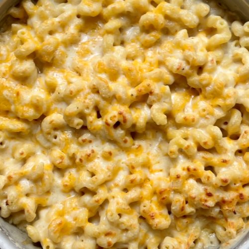 Creamy Baked Mac and Cheese - Dang That's Sweet