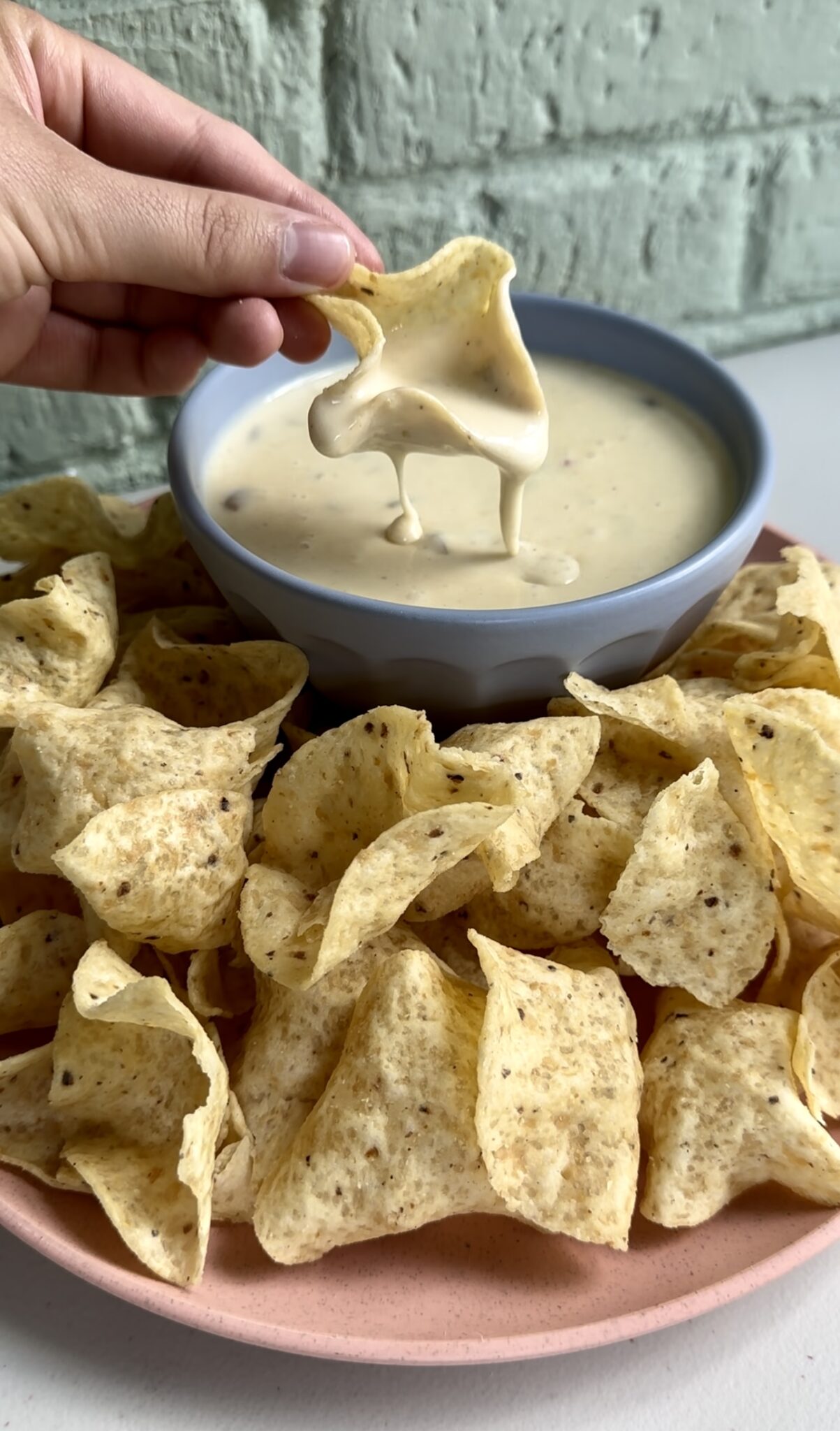 White Queso Dip (Mexican Cheese Dip) - Dang That's Sweet