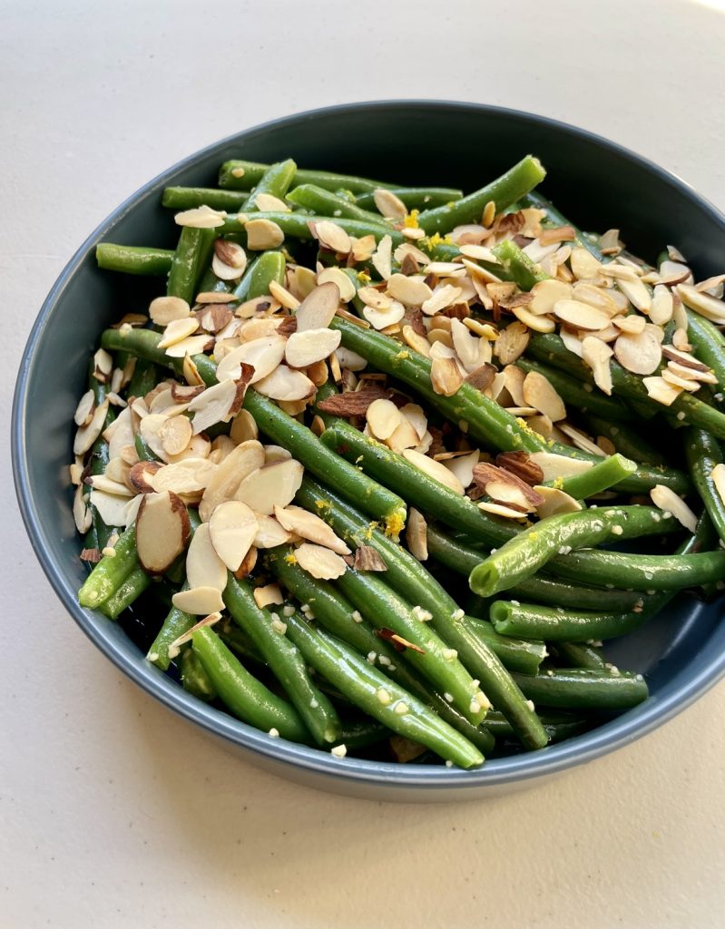 These garlic butter green beans go with any meal for any occasion!