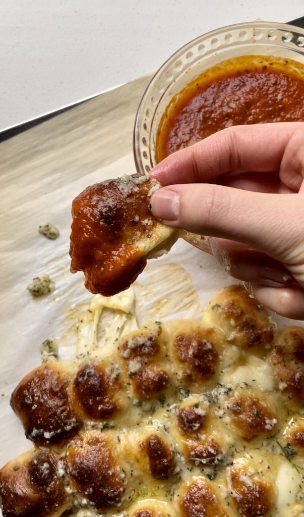 Serve this cheesy bread with marinara or pizza sauce for dipping.