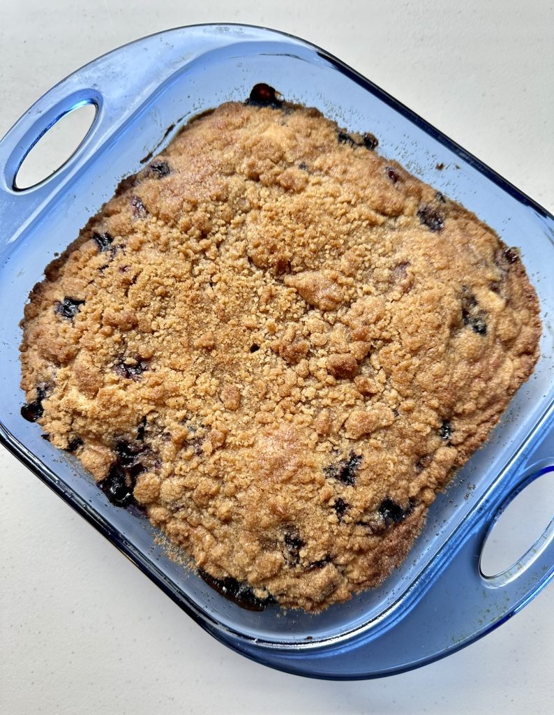 This blueberry crumb cake recipe the best one out there! it's tender on the inside and crisp on top.
