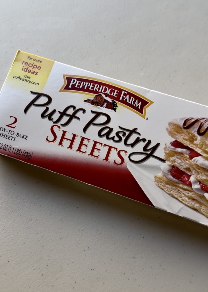 Using store-bought puff pastry is what makes this recipe so quick and easy!