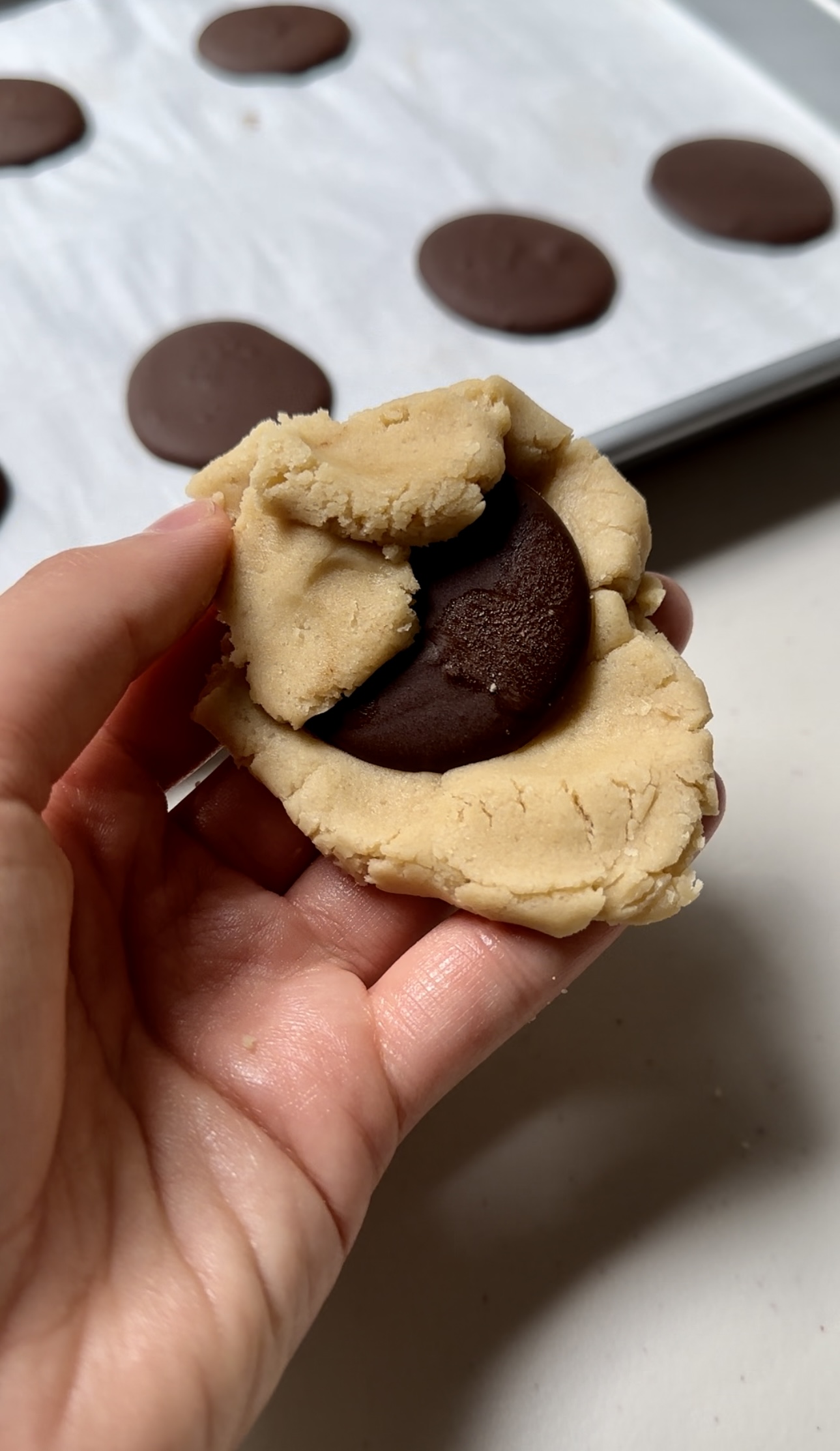 Chocolate Filled Cookies Dang That's Sweet