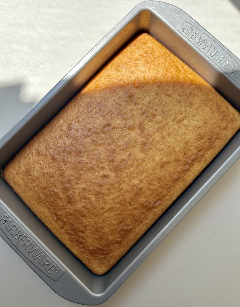 I like taking a shortcut by using boxed cake mix in this recipe.