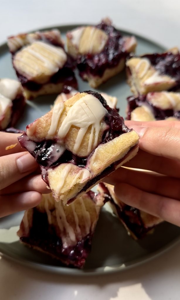 Cherry pie bars are full of fresh cherries and come together in no time!