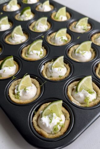 key lime cookie cups