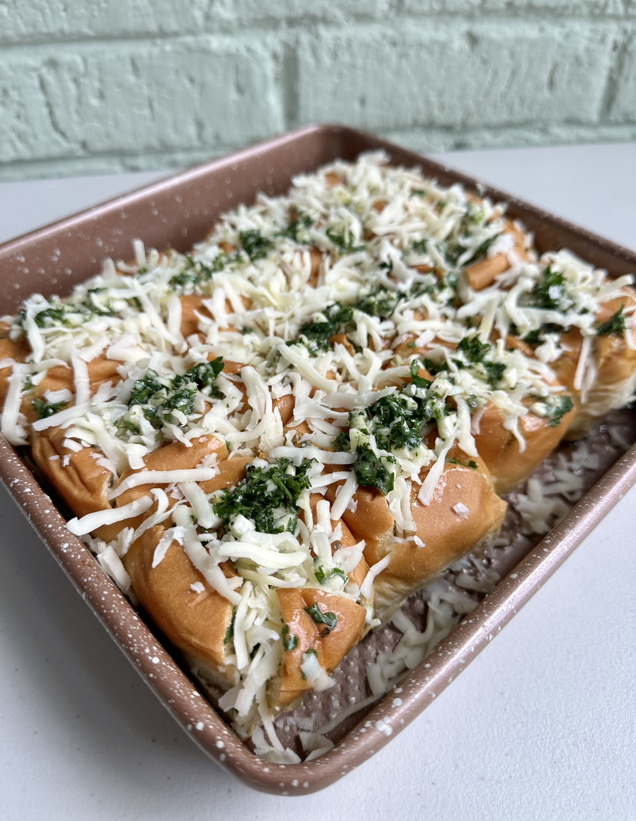 Cheesy Hawaiian Garlic Bread - Dang That's Sweet