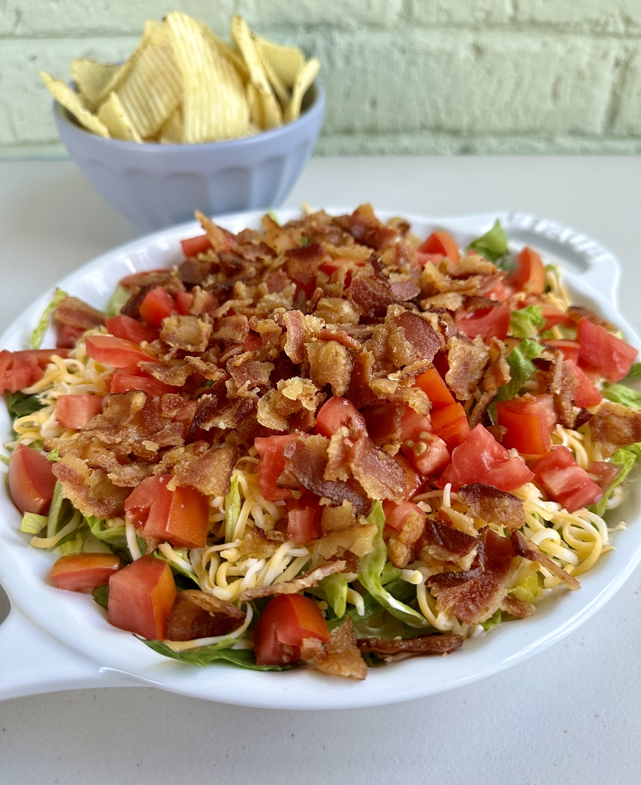blt dip with cream cheese and ranch dressing BLT Dip