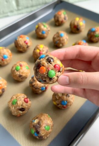 monster cookie dough balls