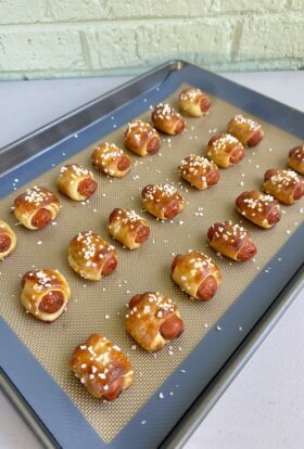 pretzel pigs in a blanket