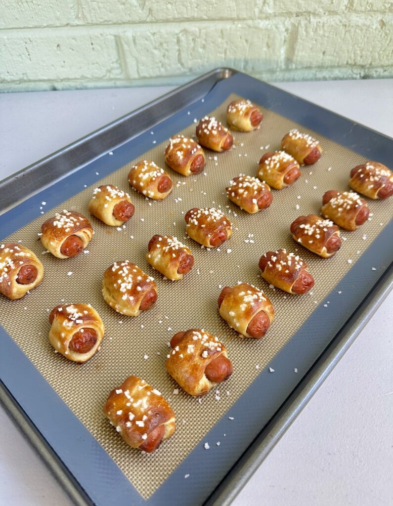 pretzel pigs in a blanket