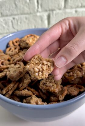 butter toffee pretzels