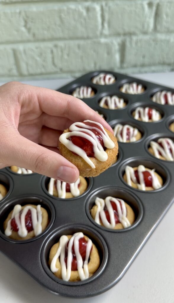 cherry pie cookie cups