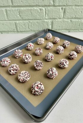 candy cane truffles