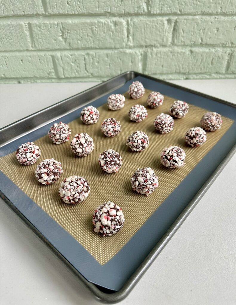 candy cane truffles