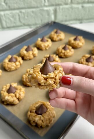 no bake peanut butter blossoms