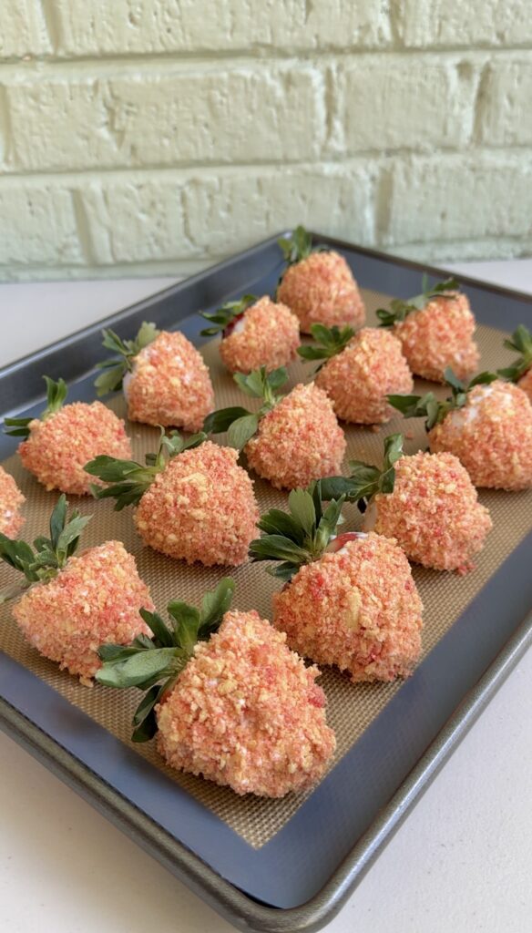 Cheesecake Stuffed Shortcake Strawberries