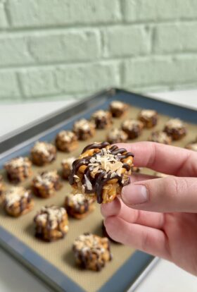 samoa pretzel bites