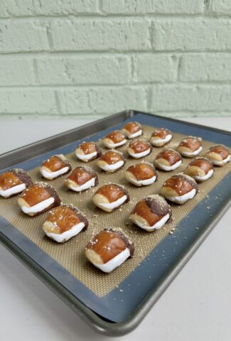 s'mores pretzel bites