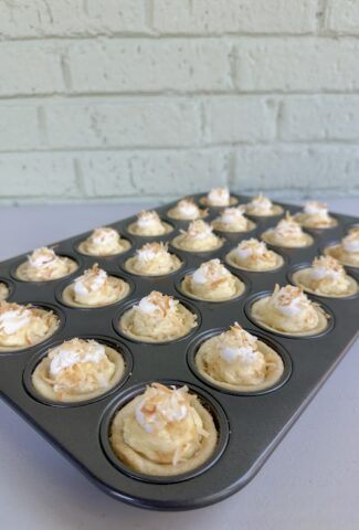 coconut cream pie cookie cups