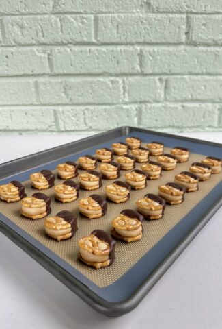 peanut butter buckeye pretzels
