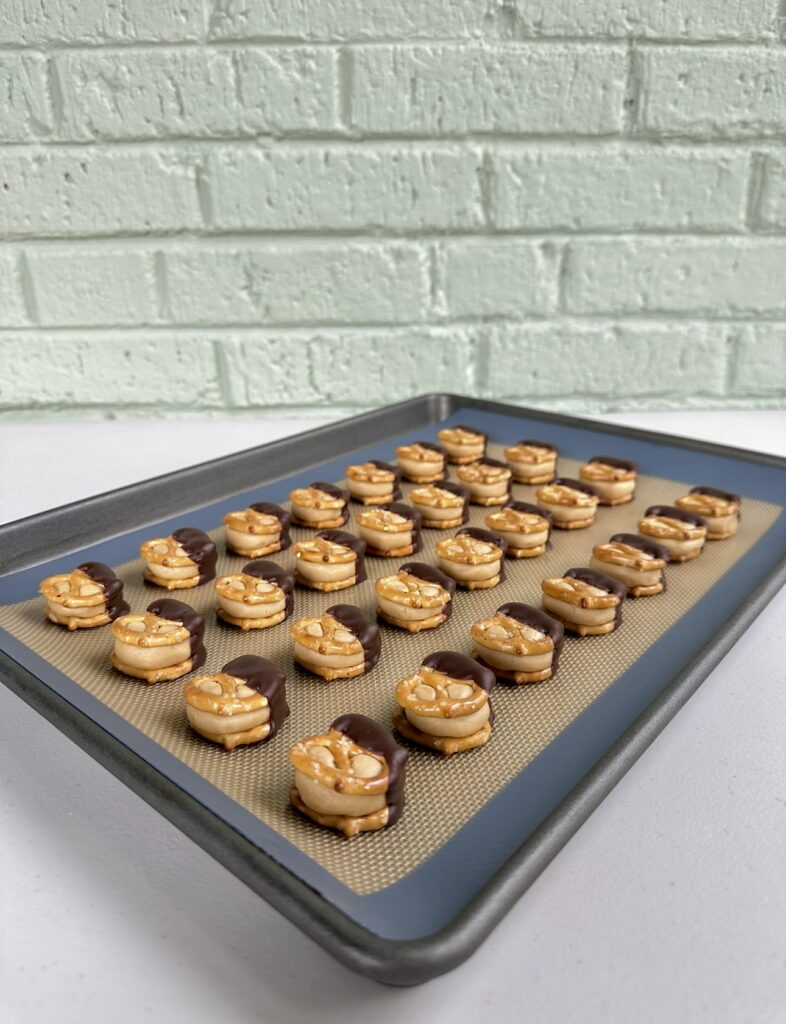 peanut butter buckeye pretzels