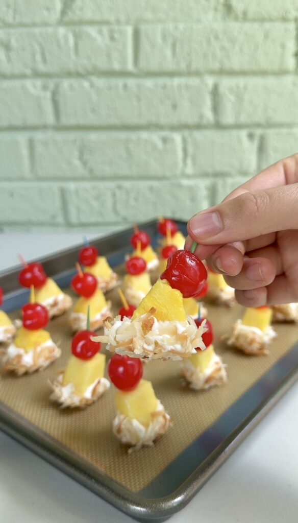 Pina colada bites