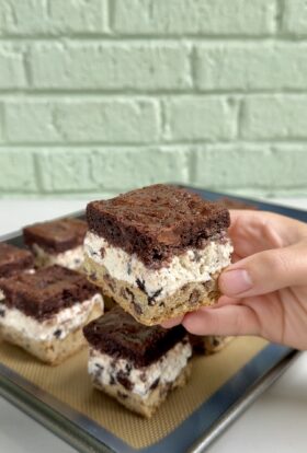 Slutty Brownie Ice Cream Sandwiches