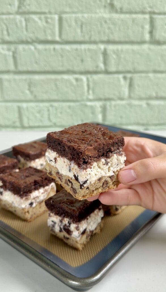 Slutty Brownie Ice Cream Sandwiches