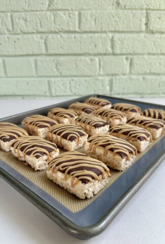 Buckeye Rice Krispie Treats