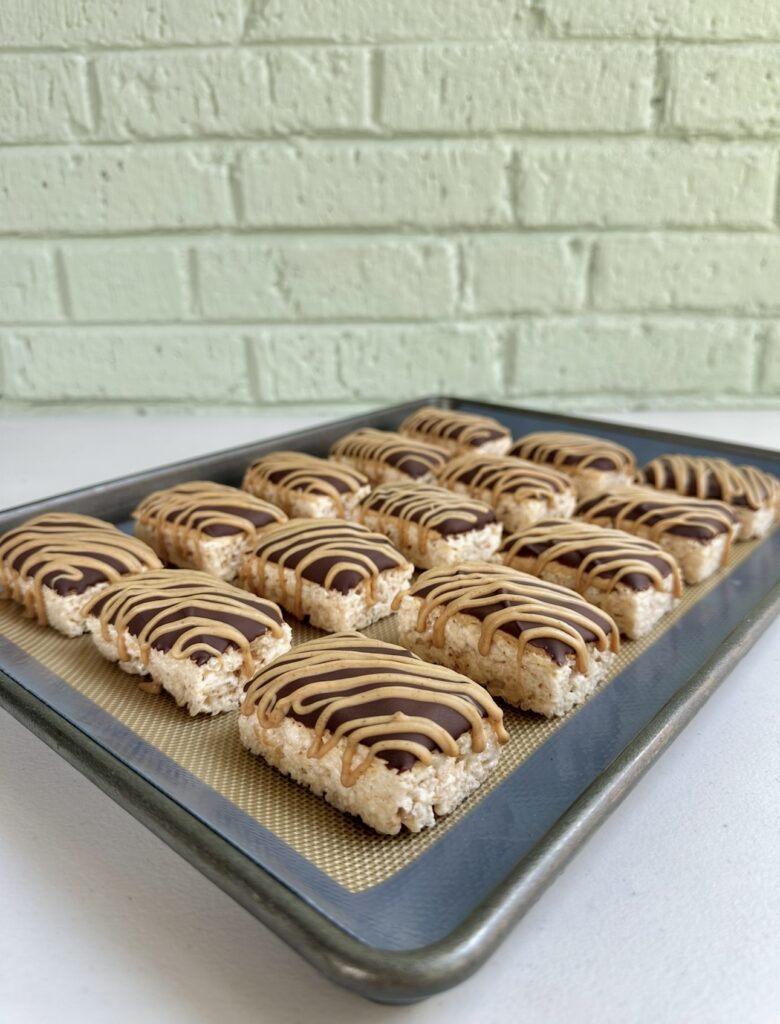 Buckeye Rice Krispie Treats