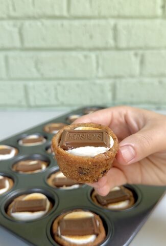 s'mores cookie cups