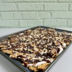 peanut butter pretzel nachos