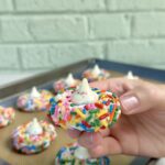 birthday cake kiss cookies