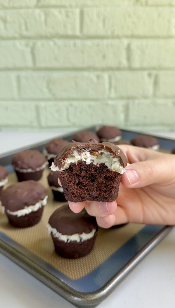 almond joy brownie bites