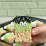 Frankenstein Rice Krispies Treats