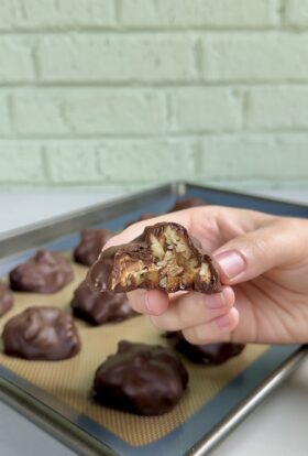 caramel pecan clusters