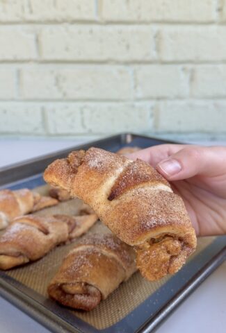 Pumpkin Cheesecake Crescent Rolls