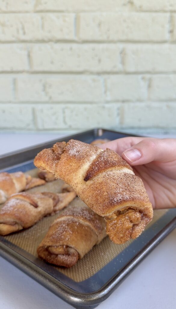 Pumpkin Cheesecake Crescent Rolls