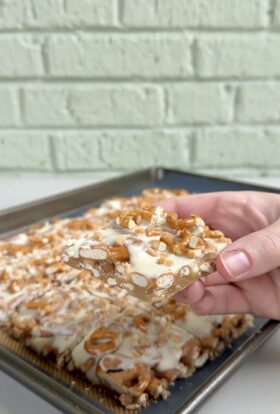 pretzel toffee
