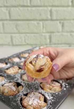 Almond Croissant Bites