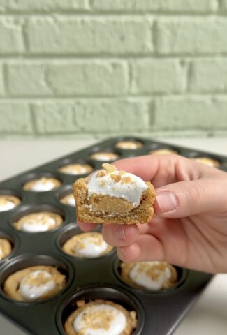 Fluffernutter Cookie Cups