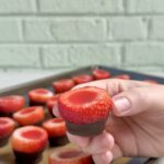 Chocolate Covered Strawberry Jello Shots