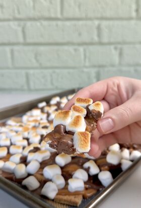 Caramel S'mores Nachos
