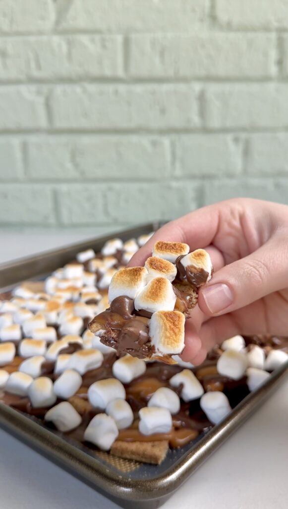 Caramel S'mores Nachos
