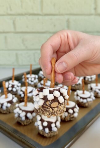 S’mores Marshmallow Pops