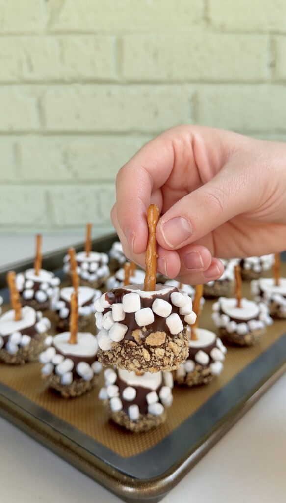 S&rsquo;mores Marshmallow Pops