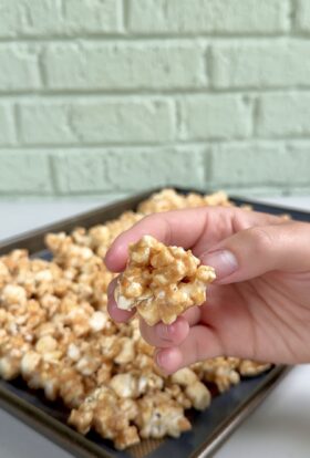 Marshmallow Peanut Butter Popcorn