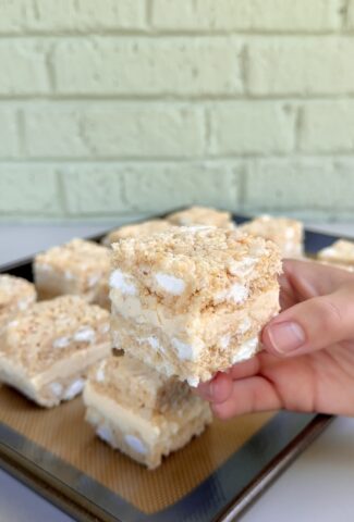 Rice Krispie Ice Cream Sandwiches