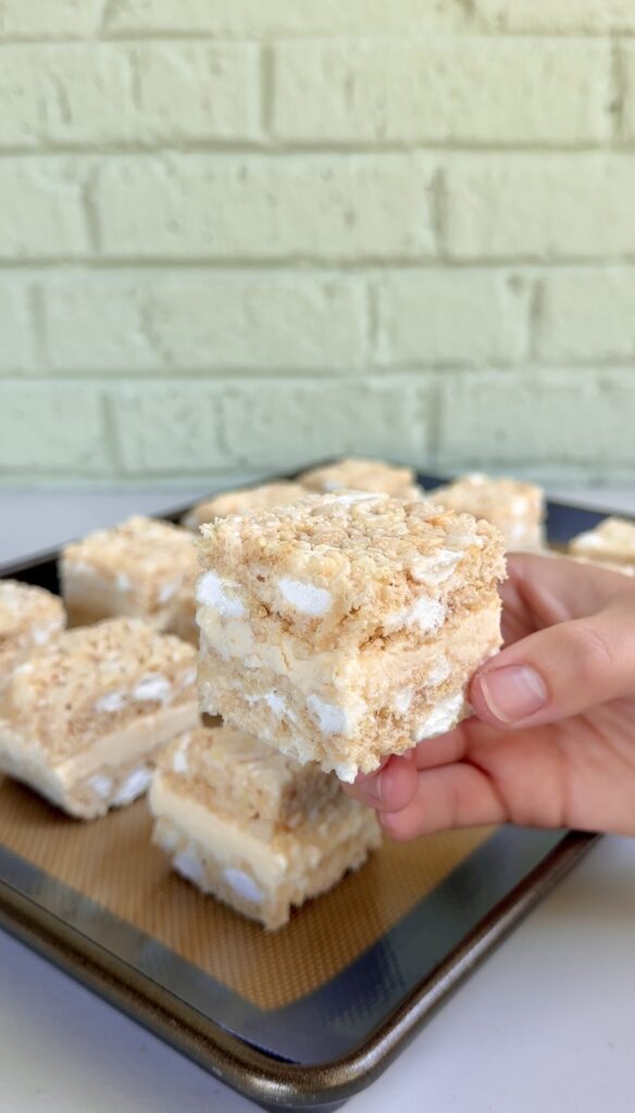 Rice Krispie Ice Cream Sandwiches